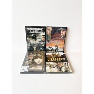 Action War Themed Movie Bundle Lot Of 4 DVD’s Jarhead, Gettysburg + New Sealed